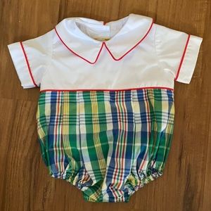 3-6m Beaufort Bonnet Summer Plaid Bubble